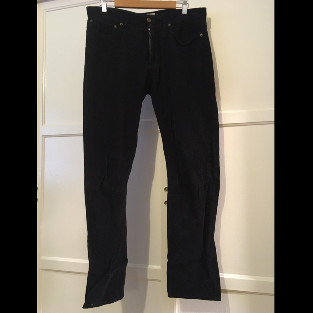 J. CREW Black Corduroy Casual Urban Slim (32)